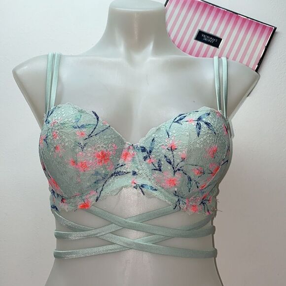 🔥VICTORIA SECRET Pink limited editionPUSH-UP 32DD New - Picture 1 of 6